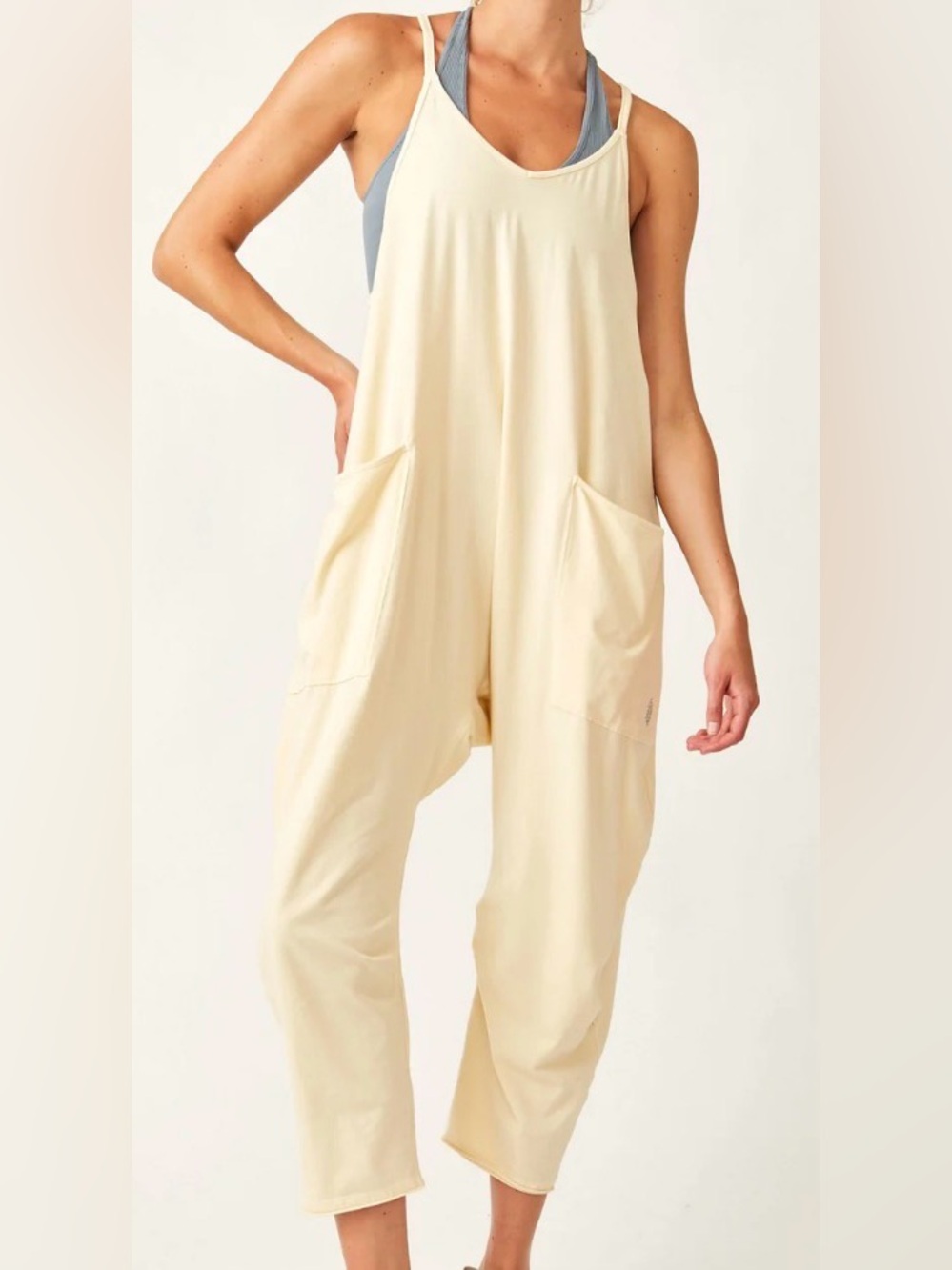 FREE PEOPLE MOVEMENT HOT SHOT ONESIE - BANANA 9677 Women’s Size Medium
